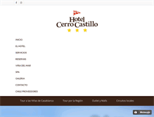 Tablet Screenshot of hotelcerrocastillo.com